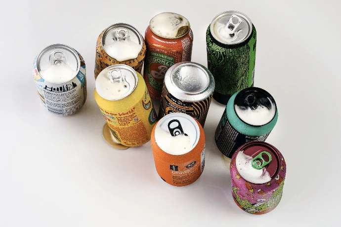 variety of cans